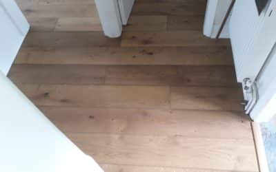 A Brand New Engineered Smoked Oak Floor