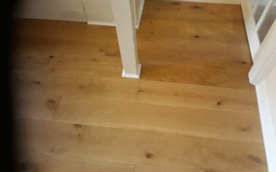 Fitted Oak Floor in Hallway
