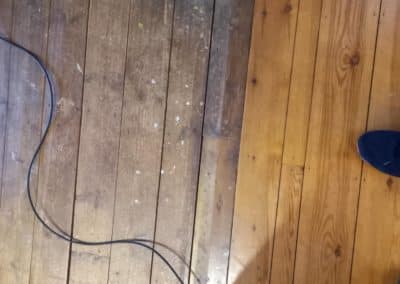 Pine Floorboard Restoration with Pine Slivers, in Tadworth