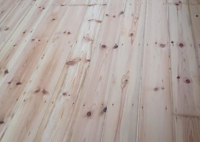Pine Floorboard Restoration with Pine Slivers, in Tadworth
