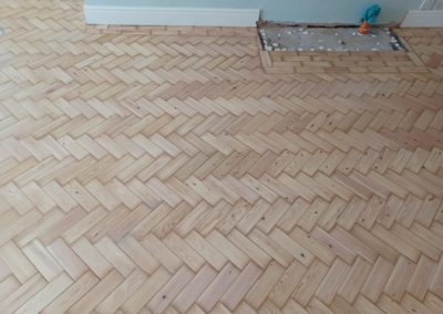Pitch Pine Parquet After