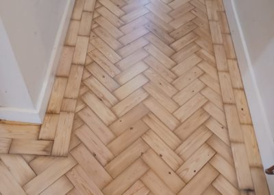 Pitch Pine Parquet After