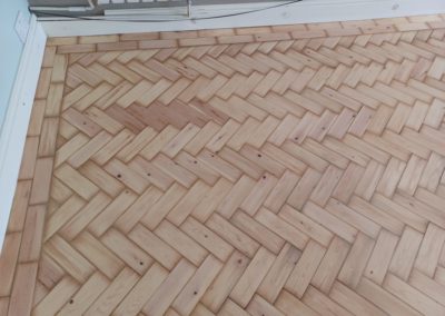 Pitch Pine Parquet After