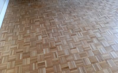 Oak Finger Parquet Restoration in Wallington, Surrey