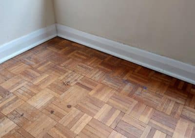 Oak Finger Parquet Restoration Before
