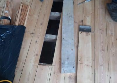 Pine Floorboard Restoration